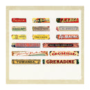 Poppy Crafts Retro Banner Stickers - The Retro Creed 60 pack