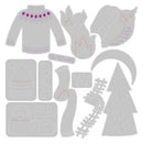 Sizzix Thinlits Dies By Jennifer Ogborn 12 Pack - Cozy Woodland*