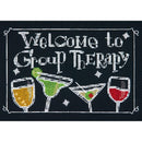 Dimensions Mini Counted Cross Stitch Kit 7"x 5" - Group Therapy (14 Count)*