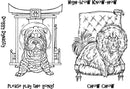 The Card Hut Clear Stamps 4"X6" By Mark Bardsley - In The Dog House - Doggy Dynasty*