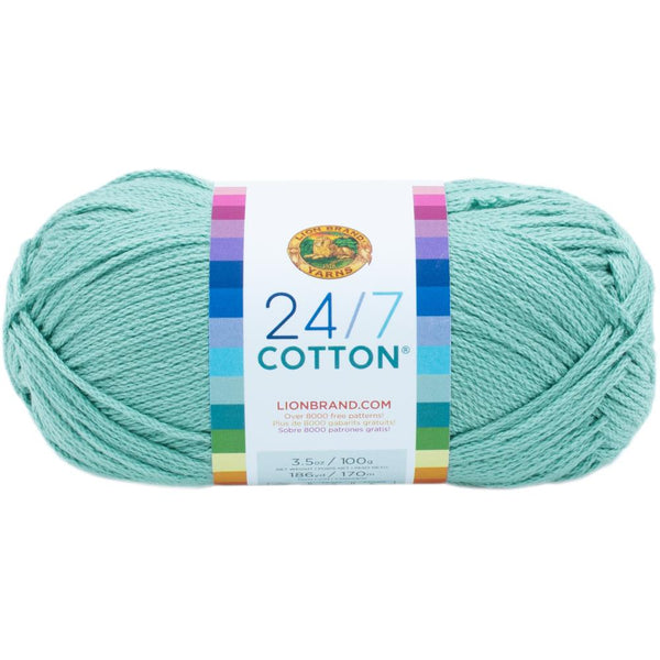 Lion Brand 24/7 Cotton Yarn - Succulent - 3.5oz/100g – CraftOnline