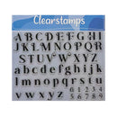 Craft Sensations Clear Stamps - Alphabet Upper/Lower