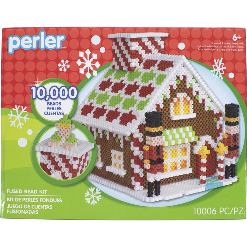 Perler Fused Bead Kit - 3D Santa's Workshop Gingerbread*