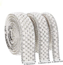 Poppy Crafts Self-adhesive Pearl & Rhinestone Ribbon - 3 Pack*
