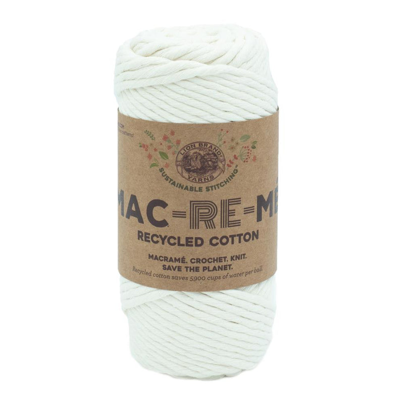 Lion Brand Mac-Re-Me Yarn - Natural 200g^