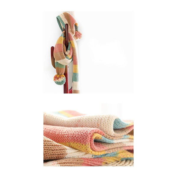 Poppy Crafts Rainbow Cotton Yarn 100g - Mix 24*