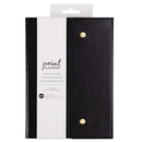 American Crafts Point Planner Snap Leatherette Planner 6"x 8" Black - Dot Grid - 120 Sheets*