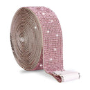Poppy Crafts Self-adhesive Diamond Rhinestone Ribbon - Pink 4 Pack*