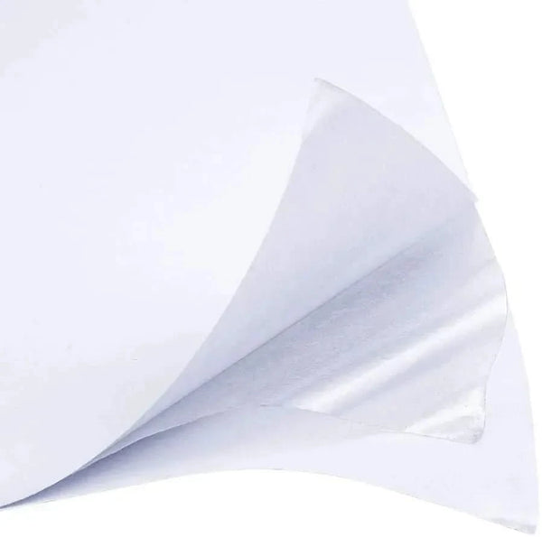 White fabric with a subtle pattern on a white background