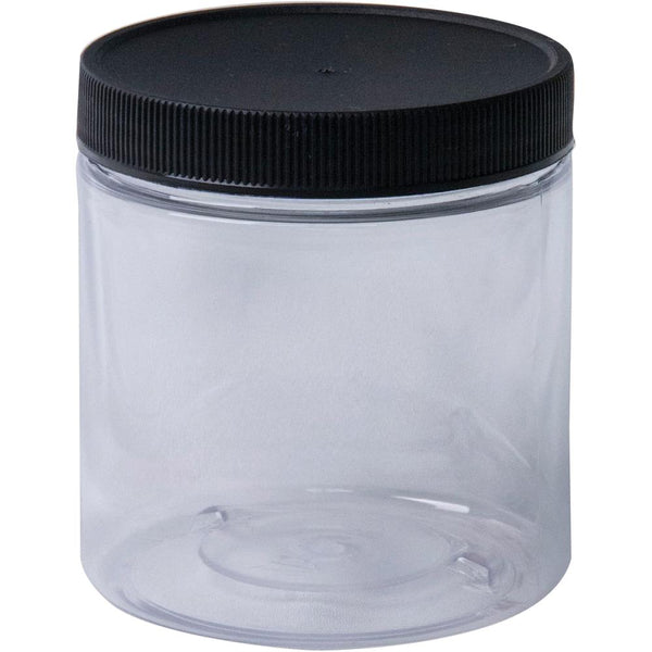 Jacquard Empty Wide Mouth Plastic Jar 8oz - Clear*