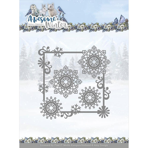 Find It Trading Amy Design Die - Swirl Square, Awesome Winter*