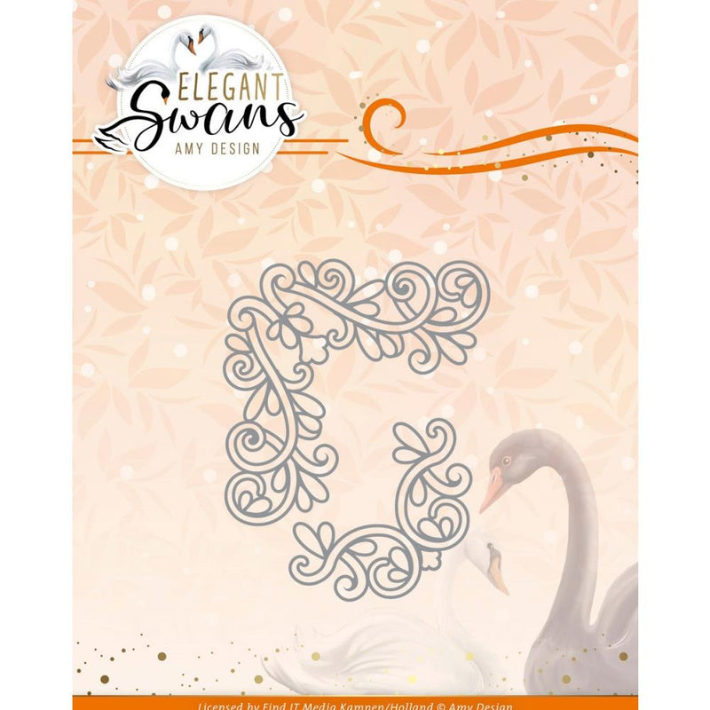 Find It Trading Amy Design Dies - Elegant Corner, Elegant Swans Collection*