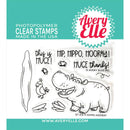 Avery Elle Clear Stamp Set 4"X3" - Hippo Hooray*