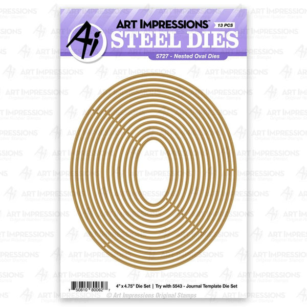 Art Impressions Dies - Nested Oval*