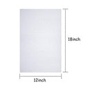 Poppy Crafts Aida Cloth 14 Count Cross-Stitch Fabric - White - 6 Pieces - 12 x 18inch
