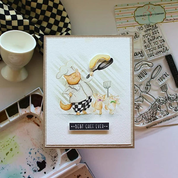Colorado Craft Company Metal Die Set - Dad's Cooking-By Anita Jeram*