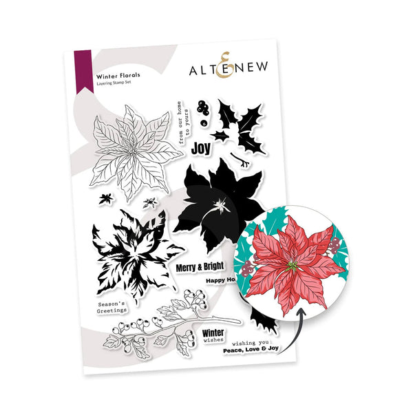 Altenew Winter Florals Stamp Set*