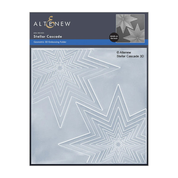 Altenew Stellar Cascade Geometric 3D Embossing Folder*