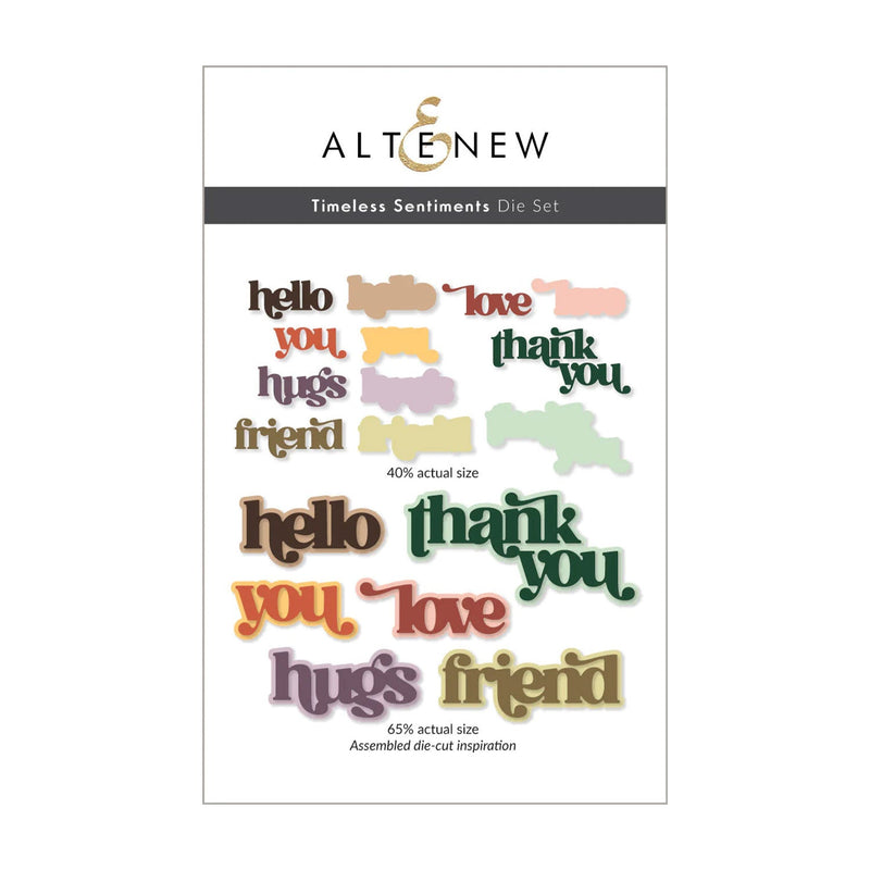 Altenew Timeless Sentiments Die Set