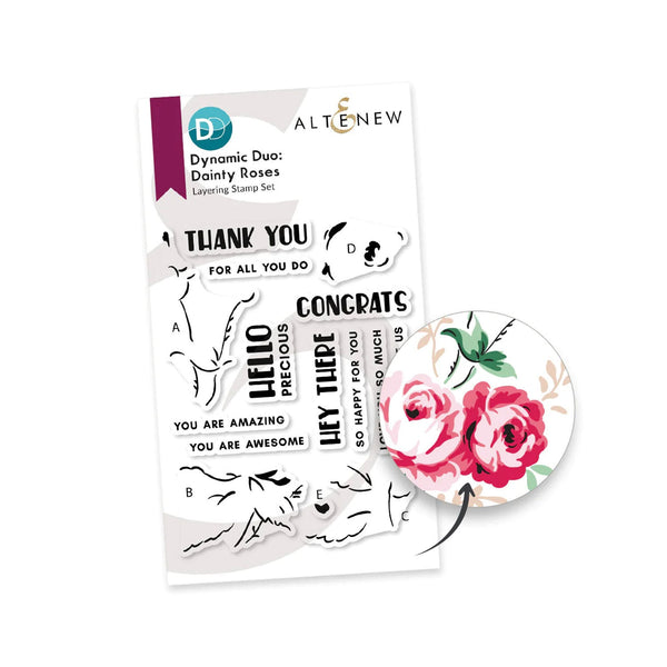 Altenew Dynamic Duo: Dainty Roses Stamp Set*