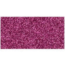 American Crafts Glitter Cardstock 12"x 12" - Raspberry*