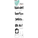 Studio Light Karin Joan Missees Clear Stamps - NR. 09, Text*
