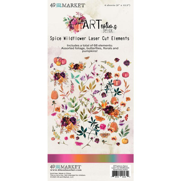 ARToptions Spice Laser Cut Outs Wildflowers