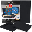 Arteza Mixed Media Frame Pad, Black Paper 11" x 14" 20 Sheets*