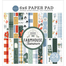 Carta Bella Double-Sided Paper Pad 6"X6" 24 pack - Farmhouse Summer*