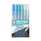 Sakura Gelly Roll Pen Set - Blue & Green 6 Pack