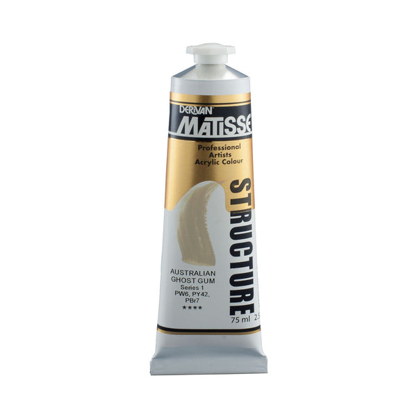 Matisse Structure Paint 75mL - Australian Ghost Gum