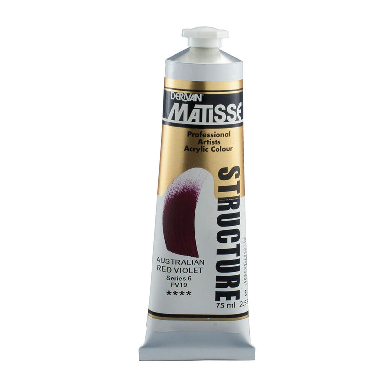 Matisse Structure Paint 75mL - Australian Red Violet