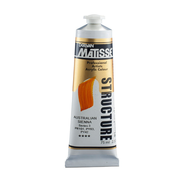 Matisse Structure Paint 75mL - Australian Sienna