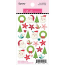 Bella Blvd Merry Little Christmas Epoxy Stickers Deck The Halls*