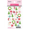 Bella Blvd Merry Little Christmas Epoxy Stickers Deck The Halls*