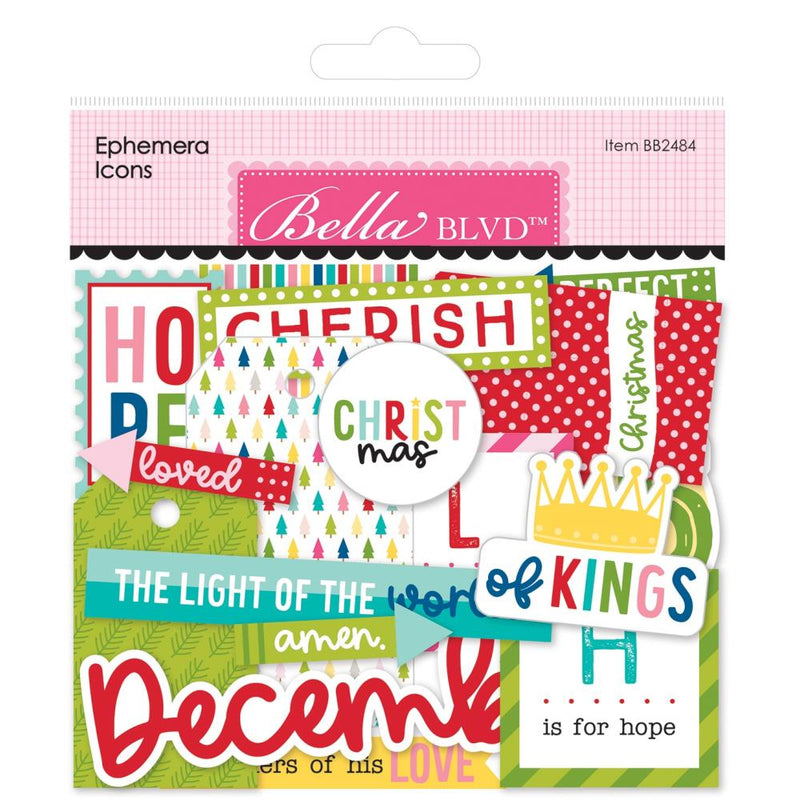 Bella Blvd Cardstock Ephemera - Words, Let Us Adore Him*