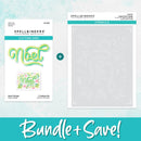 Spellbinders Stencil & Die Bundle Noel Foliage, Layered Christmas Stencils