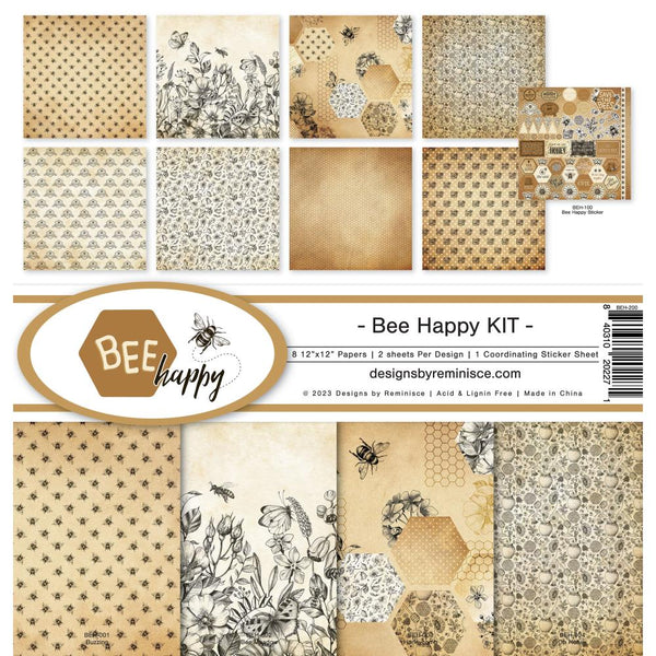 Reminisce Collection Kit 12"X12" Bee Happy*