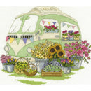 DMC Counted Cross Stitch Kit 10"X10" - Les Fleurs (14 Count)