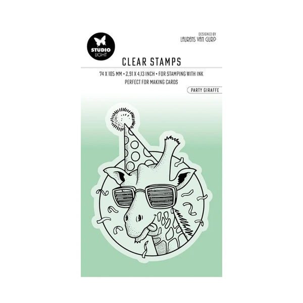 Studio Light Clear Stamp By Laurens Van Gurp Nr. 407, Party Giraffe