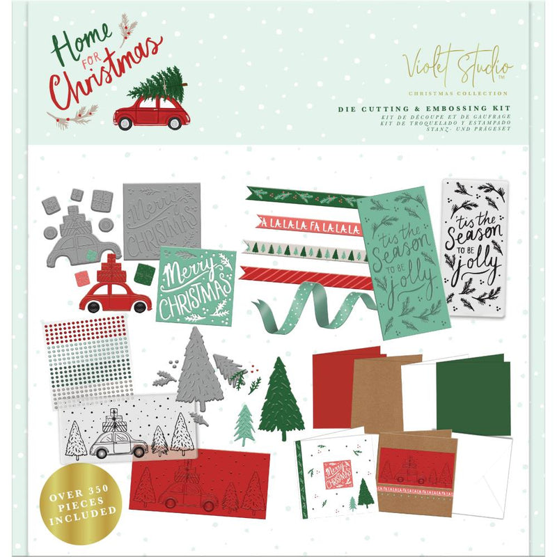 Violet Studio Die-Cutting & Embossing Bundle - Home For Christmas*