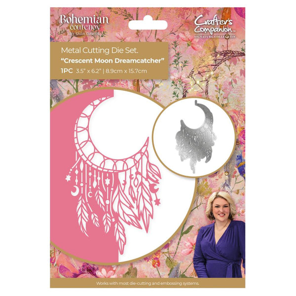 Sara Signature Bohemian Dies Crescent Moon Dreamcatcher