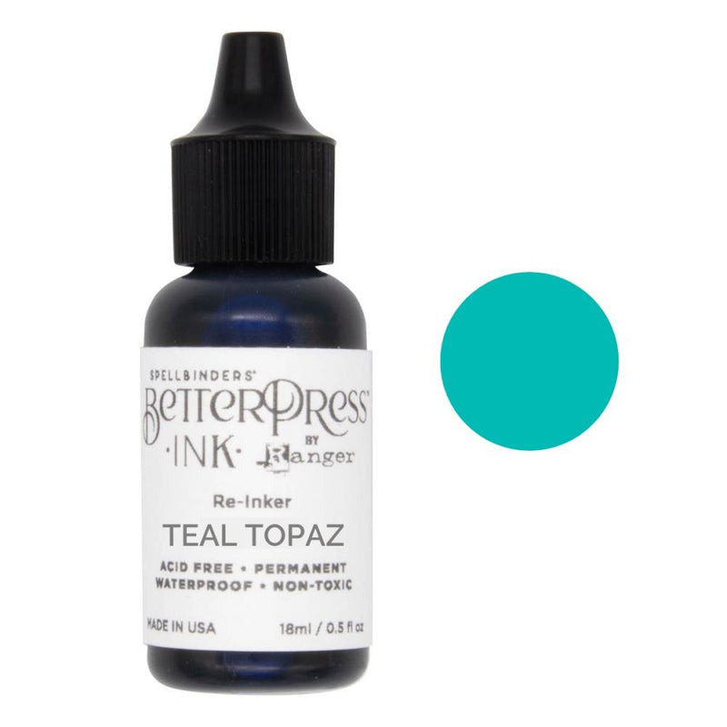 Spellbinders BetterPress Ink Reinker - Teal Topaz*