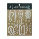 Luxe Designs - There's The Rub - Rub-Ons - Brackets - White*