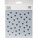 Simple Stories Bro & Co. Stencil 6in x 6in  Retro Triangles*