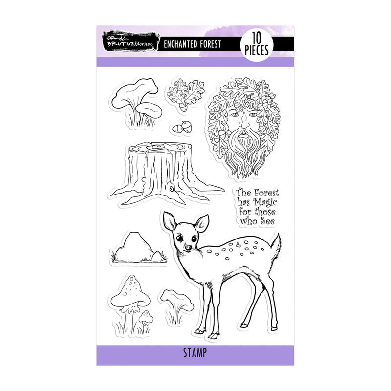 Brutus Monroe Stamp Set 4"x 6" - Enchanted Forest*