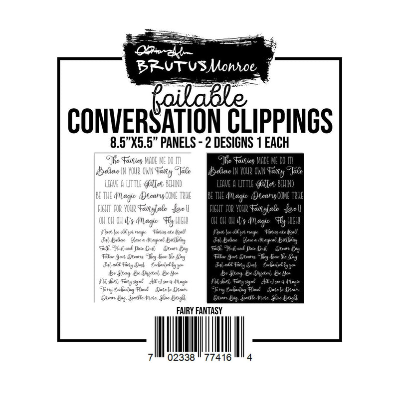 Brutus Monroe Foilable Conversation Clippings - Fairy Fantasy*