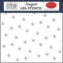 Carta Bella Stencil 6in x 6in  - Simple Starfish, By The Sea*