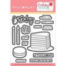 PhotoPlay Etched Die Birthday Sparkle*