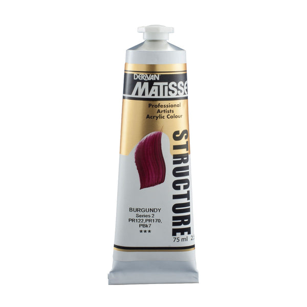 Matisse Structure Paint 75mL - Burgundy